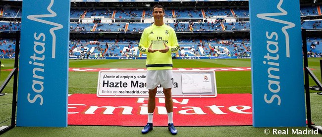 Ronaldo nhận danh hiệu Cầu thủ khỏe nhất Real Madrid - Ảnh 1.