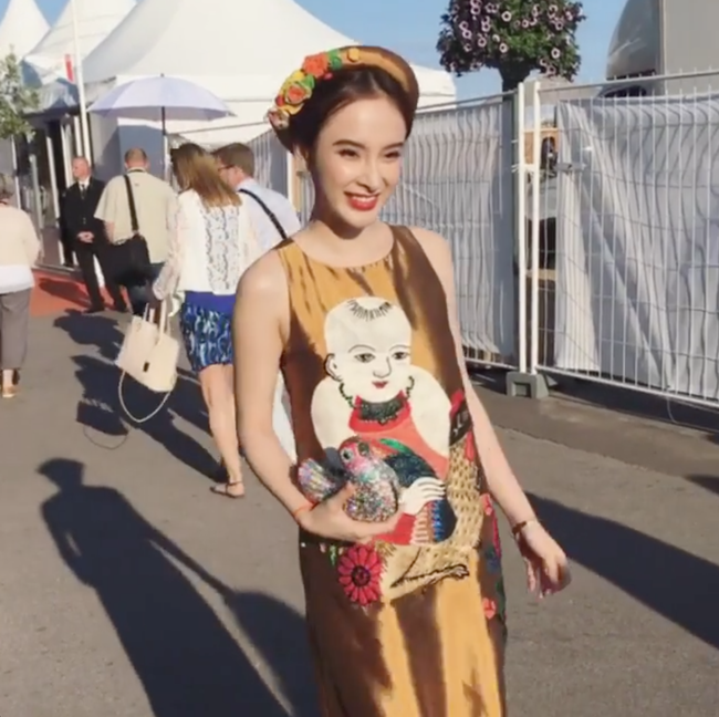Angela Phương Trinh tại Cannes: Lần đầu xuất hiện là thả dáng với trang phục thêu tranh Đông Hồ - Ảnh 5.