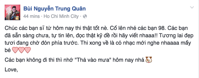 Sĩ tử ơi, các sao Việt có đôi lời chúc đến các bạn này! - Ảnh 8.