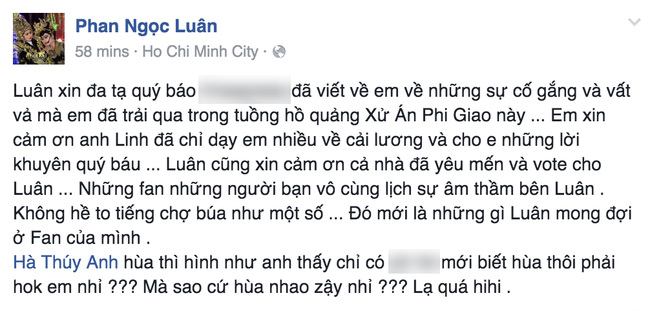 V&otilde; Hạ Tr&acirc;m phủ nhận việc chia b&egrave; ph&aacute;i ở Gương mặt th&acirc;n quen - Ảnh 3.