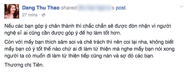 Hoa hậu Thu Thảo bênh vực khi Thủy Tiên bị ném đá vì xây cầu từ thiện - Ảnh 1.