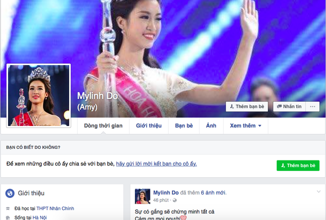 Việc đầu tiên tân Hoa hậu Mỹ Linh làm là xóa Facebook cá nhân sau khi đăng quang - Ảnh 5.