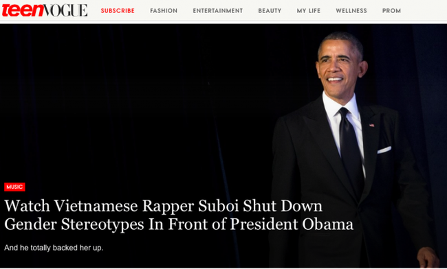 Được cả thế giới chú ý sau màn rap cho Tổng thống Obama, Suboi vẫn là Suboi đấy thôi! - Ảnh 8.