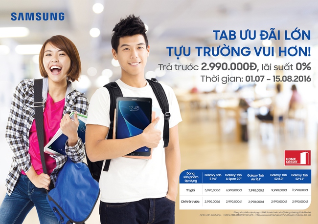 Th&ecirc;m cơ hội mua m&aacute;y t&iacute;nh bảng cho sinh vi&ecirc;n m&ugrave;a tựu trường - Ảnh 1.