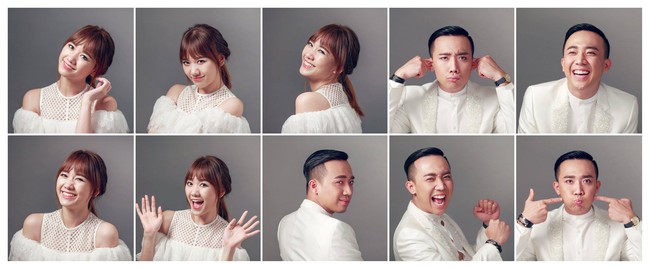 Đến việc chụp ảnh l&agrave;m thiệp cưới, Trấn Th&agrave;nh v&agrave; Hari Won cũng kỳ quặc chẳng giống ai - Ảnh 3.