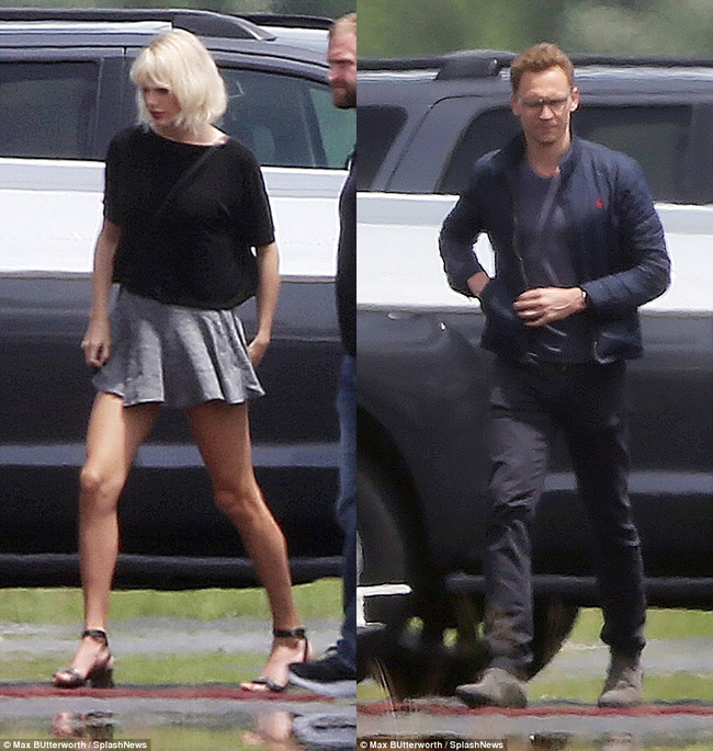 Taylor Swift v&agrave; Tom Hiddleston c&ugrave;ng xuất hiện ở s&acirc;n bay sau khi lộ ảnh h&ocirc;n nhau - Ảnh 1.