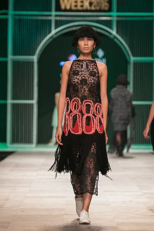 Hoa khôi Nam Em mở màn Tinh khôi - BST cuối cùng của Vietnam International Fashion Week - Ảnh 41.