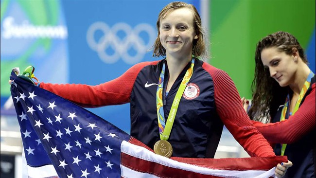 Katie Ledecky: Siêu kình ngư bơi chỉ kém các kình ngư… nam - Ảnh 1.