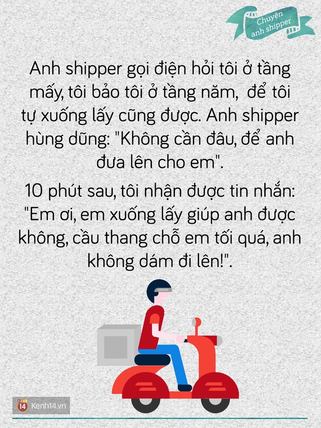 Bạn từng có kỉ niệm cười ra nước mắt nào với mấy anh shipper không? - Ảnh 13.