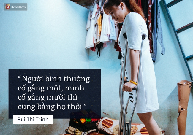 Học sự lạc quan sống từ cô gái 24 tuổi mất 1 chân: tự lập ở Sài Gòn, nỗ lực làm việc kiếm tiền để mua chân giả - Ảnh 3.