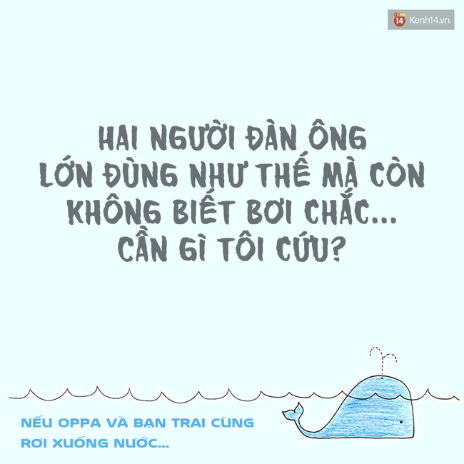 Nếu thần tượng và bạn trai cùng rơi xuống nước, bạn sẽ cứu ai? - Ảnh 1.