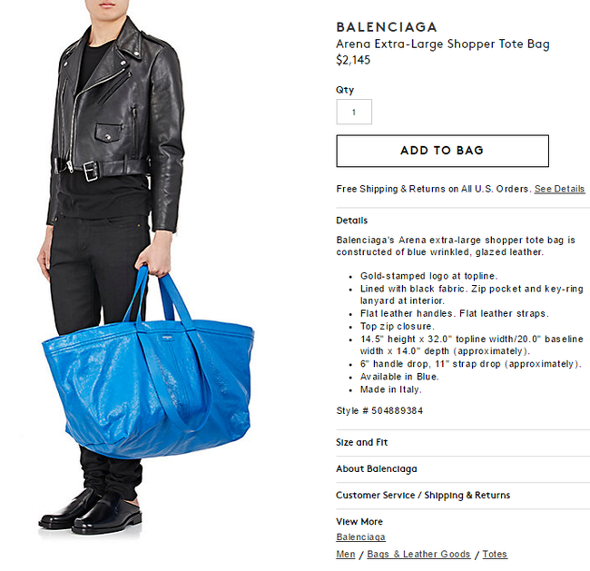 Túi 50 triệu của Balenciaga trông hệt như túi nhựa 2 chục nghìn được bán ở IKEA - Ảnh 3.