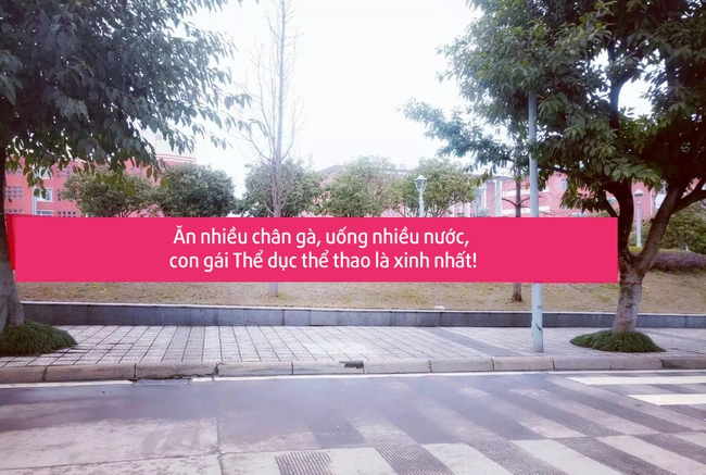 Nam sinh trường người ta: Ng&agrave;y 8/3 ch&uacute;c con g&aacute;i l&agrave; phải giăng biểu ngữ cực chất - Ảnh 5.