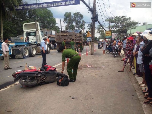 Nam sinh viên ở Sài Gòn tử vong thương tâm sau khi va chạm với xe ben - Ảnh 1.