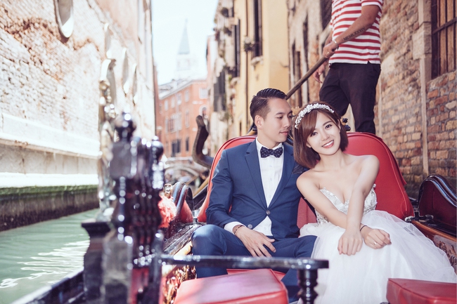 Khoe ảnh cưới sang chảnh ở Pháp - Ý, hot girl Tú Linh tiết lộ: Tôi chụp ảnh cưới rẻ lắm! - Ảnh 4.
