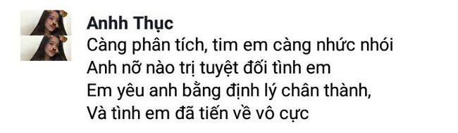 Khi Toán và Lý là cảm hứng chế của thơ tình: Chỉ có thể cười đến muốn chết! - Ảnh 5.