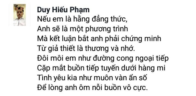 Khi Toán và Lý là cảm hứng chế của thơ tình: Chỉ có thể cười đến muốn chết! - Ảnh 15.