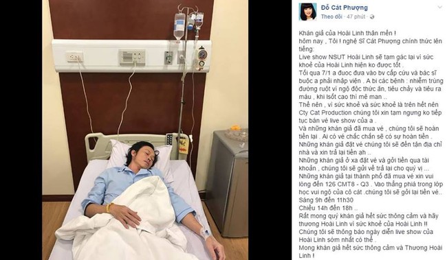 Cộng đồng mạng lo lắng trước thông tin NSƯT Hoài Linh bất ngờ phải nhập viện cấp cứu tối ngày 7/1 - Ảnh 1.