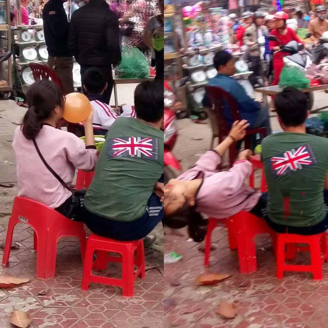 Lại xuất hiện c&ocirc; g&aacute;i h&iacute;t b&oacute;ng v&agrave; bu&ocirc;ng m&igrave;nh giữa đường  - Ảnh 1.