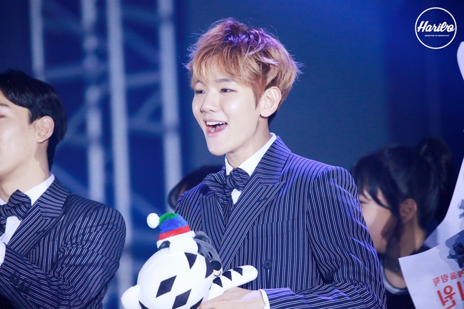 Baekhyun (EXO) bị pháo hoa rơi trúng đầu khi đang biểu diễn - Ảnh 6.