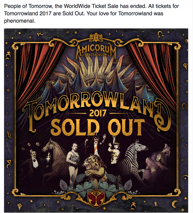 Tomorrowland 2017 cháy vé sau 5 tiếng mở bán, chịu chơi với máy bay thiết kế riêng - Ảnh 2.
