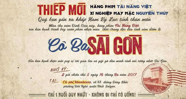 Nhá hàng poster rặt chất Sài Gòn, phim mới của Ngô Thanh Vân chưa quay đã hot - Ảnh 2.