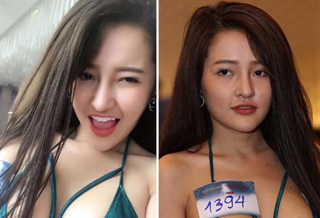 Ngỡ ngàng nhan sắc ngoài đời của các hot girl thi The Face! - Ảnh 1.