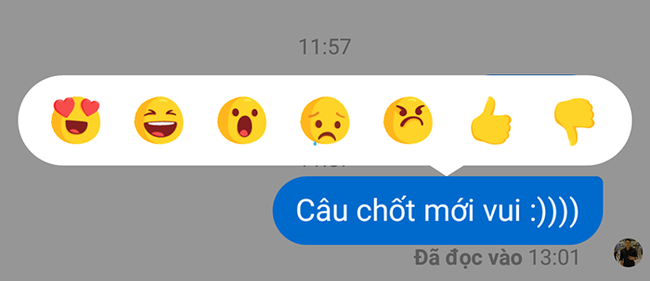 Facebook vừa cho thả like và reaction trong Messenger, tám chuyện với nhau giờ đã lắm - Ảnh 2.