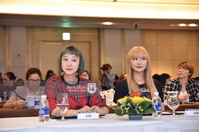 1001 biểu cảm tinh nghịch của mỹ nh&acirc;n Hani c&ugrave;ng EXID, Snuper tại họp b&aacute;o Việt Nam - Ảnh 20.