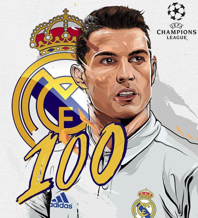 Ronaldo đi vào lịch sử Champions League - Ảnh 1.