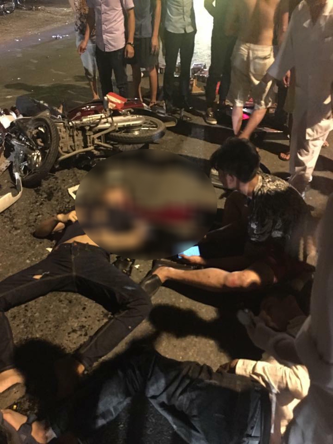 Hải Ph&ograve;ng: Hai xe m&aacute;y đ&acirc;m nhau, 4 người thương vong - Ảnh 2.
