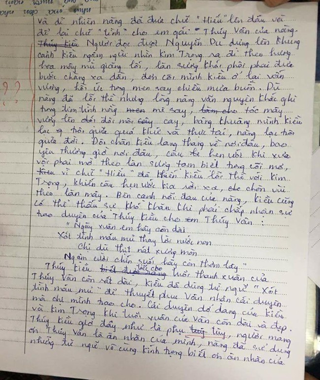B&agrave;i văn b&aacute; đạo d&ugrave;ng lời ca kh&uacute;c Lạc tr&ocirc;i để ph&acirc;n t&iacute;ch truyện Kiều - Ảnh 2.
