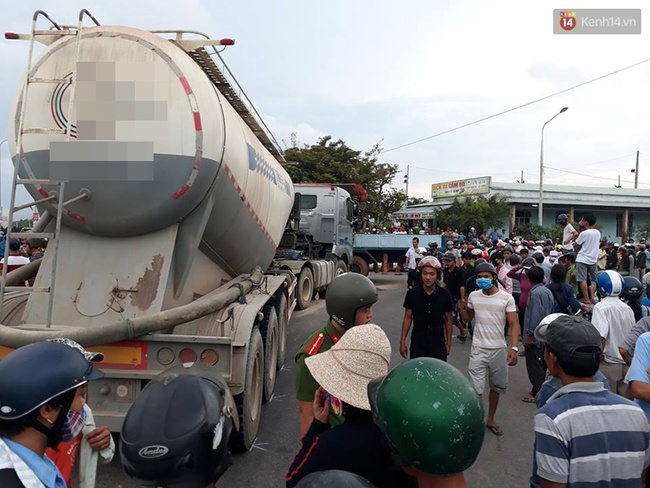 Quảng Nam: Bị xe bồn cuốn v&agrave;o gầm, em rể v&agrave; chị vợ tử vong tại chỗ - Ảnh 2.