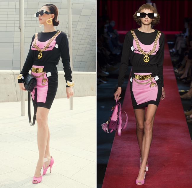 Vừa l&ecirc;n Vogue, T&oacute;c Ti&ecirc;n đ&atilde; tiếp tục chễm chệ tr&ecirc;n Instagram của Moschino - Ảnh 2.