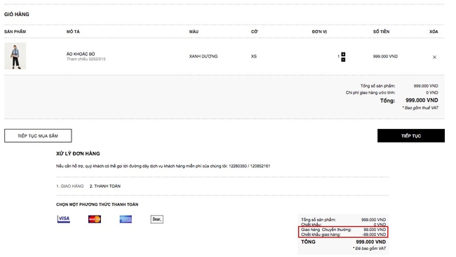 Website chạy thử của Zara Việt Nam đang free ship cho mọi đơn hàng - Ảnh 2.