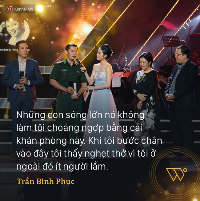 Thầy Trần Bình Phục trên sân khấu Gala WeChoice: Sóng lớn không làm tôi choáng ngợp bằng khán phòng này - Ảnh 4.