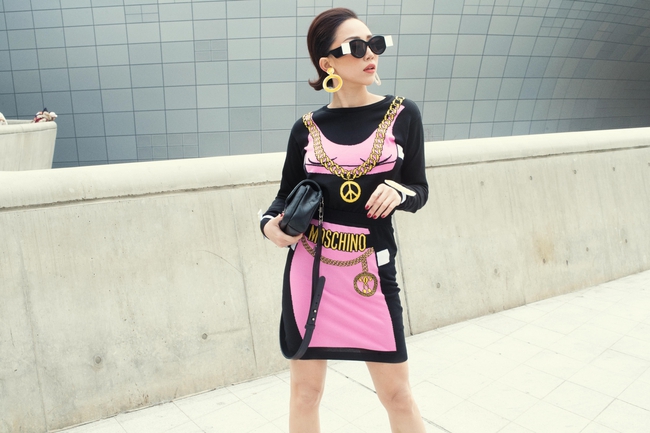 Vừa l&ecirc;n Vogue, T&oacute;c Ti&ecirc;n đ&atilde; tiếp tục chễm chệ tr&ecirc;n Instagram của Moschino - Ảnh 4.