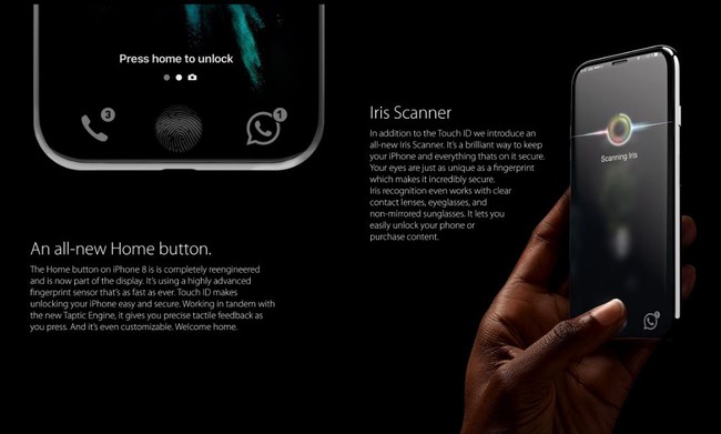 Đây mới là ý tưởng iPhone 8 đỉnh nhất hiện tại, đội Samsung sẽ lép vế mất thôi - Ảnh 3.