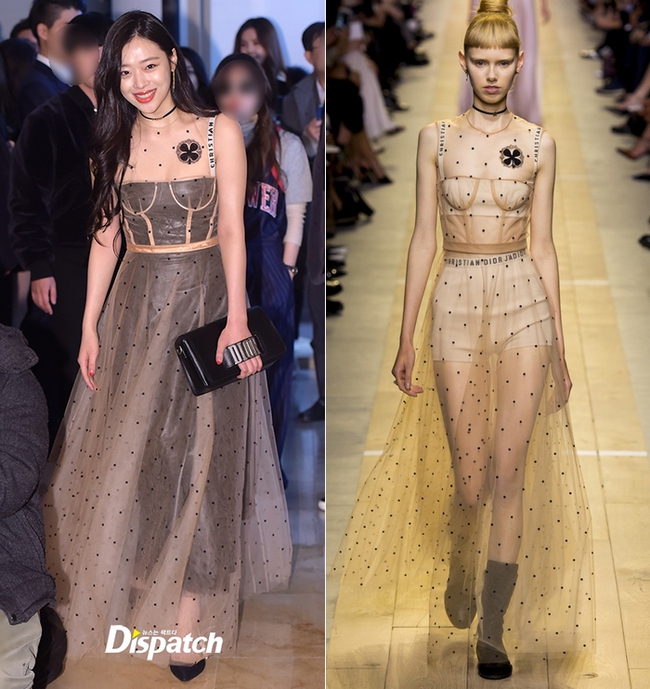 Yoona và Sulli cùng diện đồ hiệu đẳng cấp, đọ sắc vóc một chín một mười tại sự kiện của Dior - Ảnh 2.