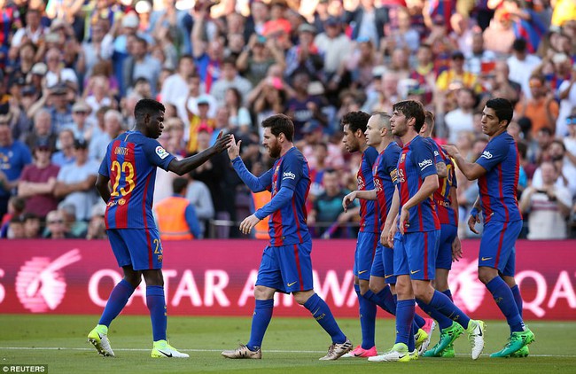 Tam tấu MSN cùng ghi bàn, Barca tiếp tục đeo bám Real - Ảnh 8.
