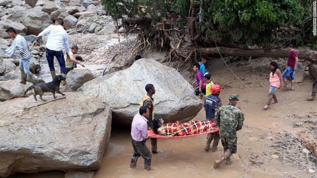 Chùm ảnh: Hiện trường vụ lở đất kinh hoàng khiến 254 người thiệt mạng ở Colombia - Ảnh 5.