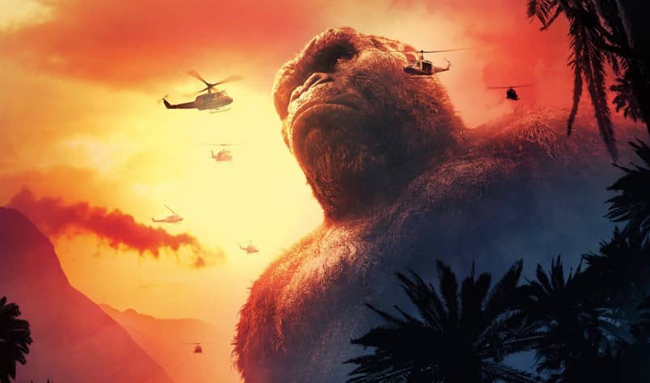 Dẫn đầu phòng vé cuối tuần, nhưng “Kong: Skull Island” còn khuya mới phá được thành tích của Godzilla - Ảnh 2.