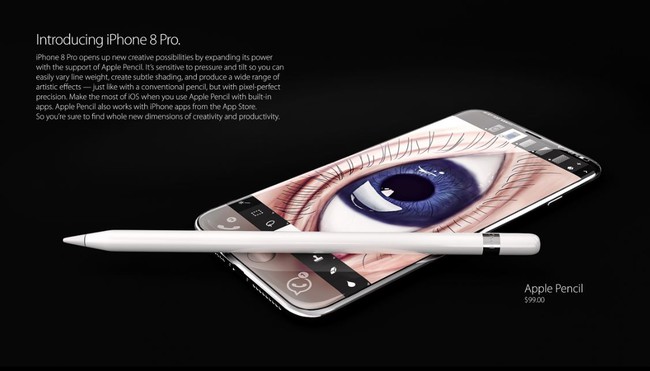 Đây mới là ý tưởng iPhone 8 đỉnh nhất hiện tại, đội Samsung sẽ lép vế mất thôi - Ảnh 7.