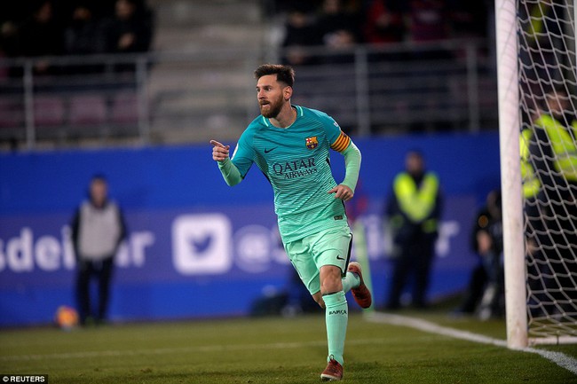 Tam tấu MSN nổ s&uacute;ng, Barca gi&agrave;nh chiến thắng 4 sao - Ảnh 9.