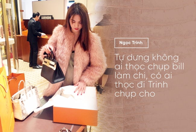 Ngọc Trinh: Trinh dùng đồ hiệu phí phạm nhất, trời mưa người khác ôm túi vào bụng, còn Trinh lấy túi để che đầu - Ảnh 7.