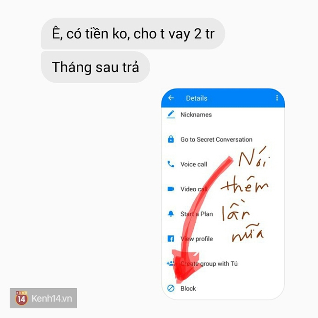 Bạn thử nhắn tin hỏi vay bạn thân của bạn 2 triệu đi xem chúng nó trả lời thế nào - Ảnh 15.