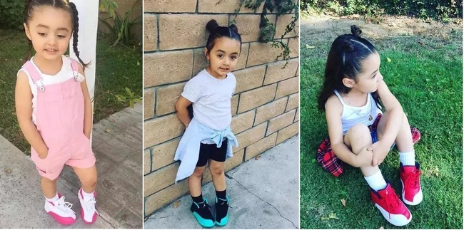 Mới 4 tuổi, cô nhóc này đã sở hữu hàng chục đôi sneakers đình đám khiến người lớn phải kiêng dè - Ảnh 10.