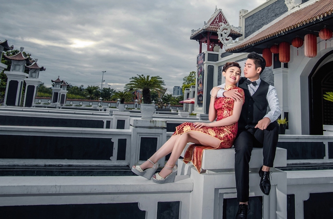 Bộ ảnh gần 100 triệu của cặp đ&ocirc;i đ&aacute;m cưới si&ecirc;u khủng ở S&agrave;i G&ograve;n  - Ảnh 4.