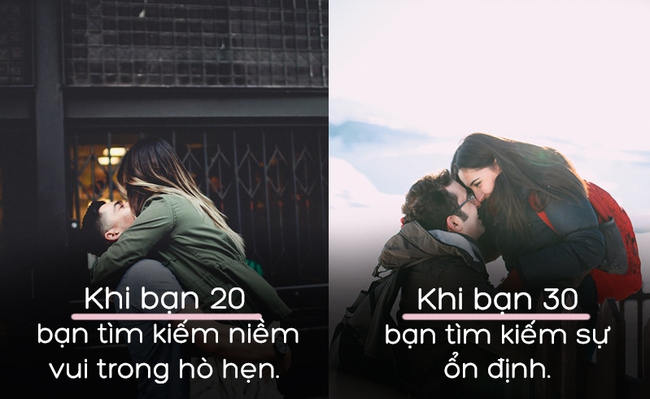 14 kh&aacute;c biệt khi y&ecirc;u đương trong độ tuổi 20 v&agrave; 30 - Ảnh 1.