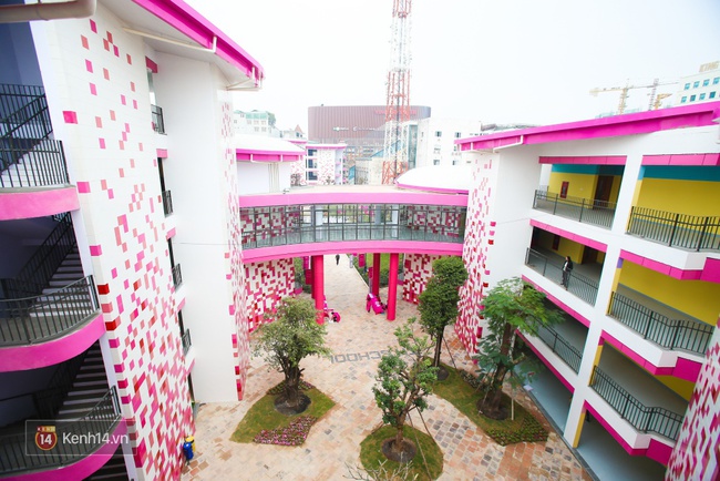 Du học tại chỗ ở Hà Nội tại ngôi trường mới toanh, sang xịn và toàn màu hồng! - Ảnh 8.